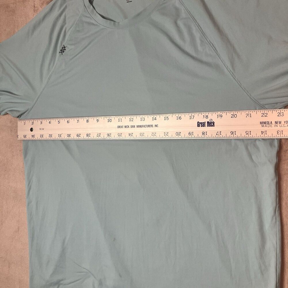 Rhone Performance Shirt Mens XL Light Blue Athletic Short Sleeve Stretch Workout - Picture 5 of 10